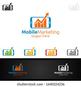 Mobile Marketing Financial Advisors Logo Design