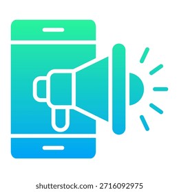 Elemento de icono de marketing móvil para diseño