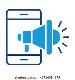 Elemento de icono de marketing móvil para diseño