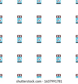Mobile marketing icon pattern seamless isolated on white background. Editable flat Mobile marketing icon. Mobile marketing icon pattern for web and mobile.