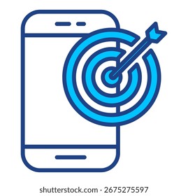 Colección de icono de Vector simple de marketing móvil