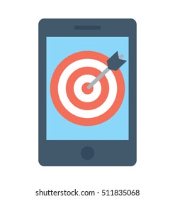 Mobile Marketing Vector Icon