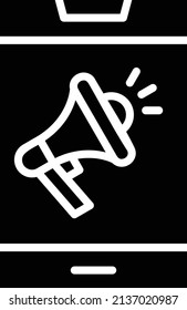 Mobile Marketing Vector Icon Design Illustration