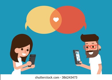 mobile massege chat bubble