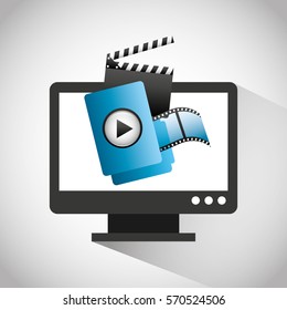 mobile media player icons vector illustration design