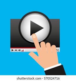 mobile media player icons vector illustration design