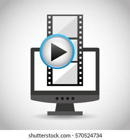 mobile media player icons vector illustration design