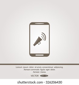 mobile Megaphone, loudspeaker