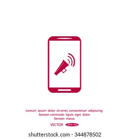 mobile Megaphone, loudspeaker