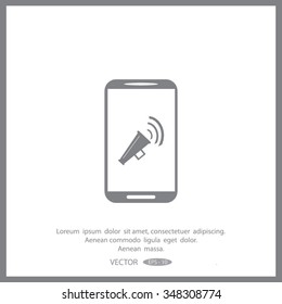 mobile Megaphone, loudspeaker