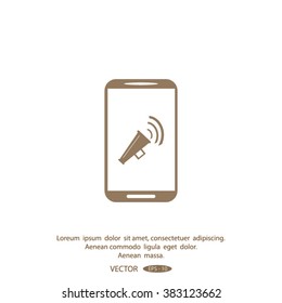 mobile Megaphone, loudspeaker