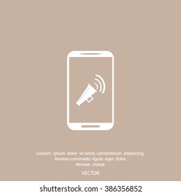 mobile Megaphone, loudspeaker