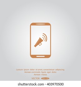 mobile Megaphone, loudspeaker