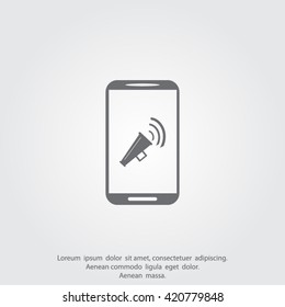 mobile Megaphone, loudspeaker