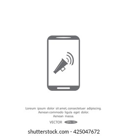 mobile Megaphone, loudspeaker