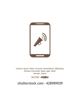mobile Megaphone, loudspeaker