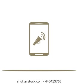 mobile Megaphone, loudspeaker