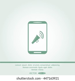 mobile Megaphone, loudspeaker