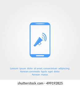 mobile Megaphone, loudspeaker