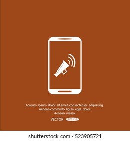 mobile Megaphone, loudspeaker