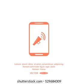 mobile Megaphone, loudspeaker