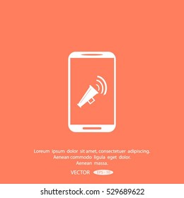 mobile Megaphone, loudspeaker