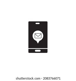 Mobile Message icons symbol vector elements for infographic web