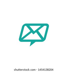 Mobile Message Logo Design template