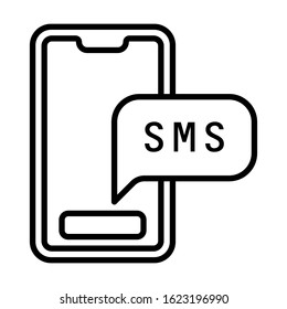 mobile message sms favorites icon vector