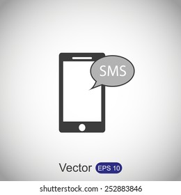mobile and Message vector icon
