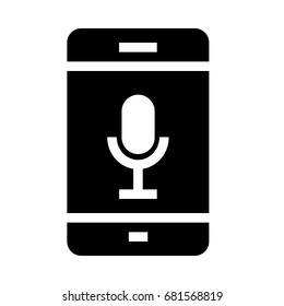 Mobile Mic Icon