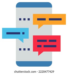 mobile modern concept ui ux icon for website, app, presentaion, flyer, brochure etc.