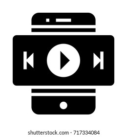 mobile music player icon
