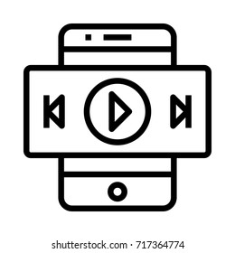 mobile music player icon
