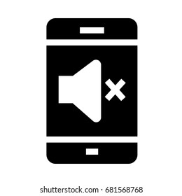 Mobile Mute Icon