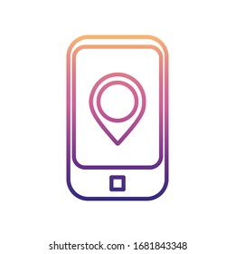 mobile navigation nolan icon. Simple thin line, outline vector of New Technologies icons for ui and ux, website or mobile application