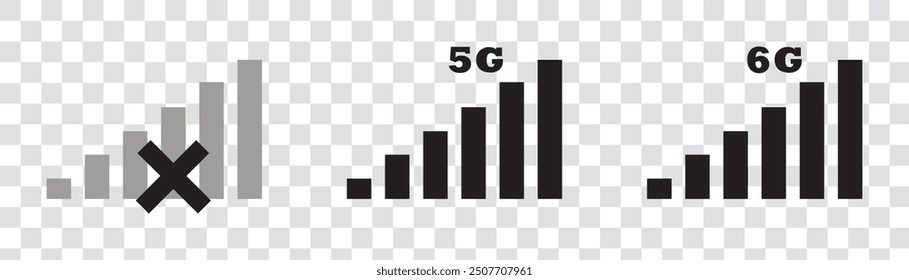 mobile network icon vector. vector illustration.