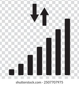 Icon-Vektor des mobilen Netzwerks. Vektorgrafik.