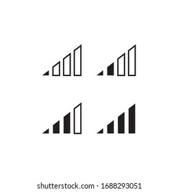 mobile network signal icon vector illustration
