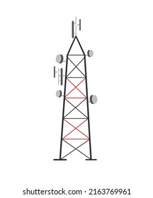 Mobile Network Tower Vector Design