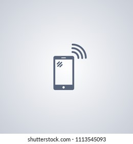 Mobile network, vector best flat icon on white background