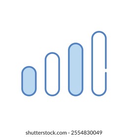 Mobile Network vector icon stock illustration