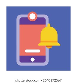 Mobile Notification Pop-Up Vector Illustration