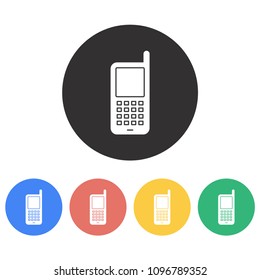 Mobile old phone icon
