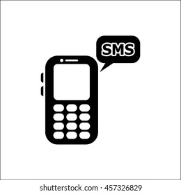 mobile on white background
