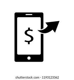 mobile online payment icon