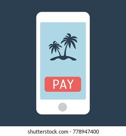 Mobile and online shopping vector illustration
