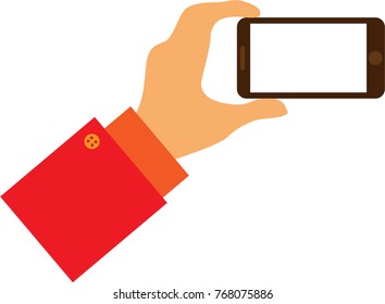 Mobile operating hand