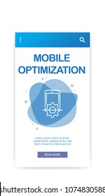 MOBILE OPTIMIZATION INFOGRAPHIC