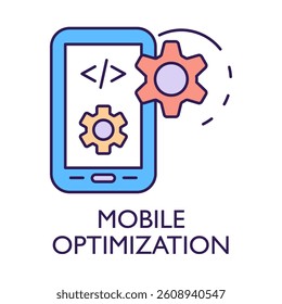 Mobile Optimization – Smartphone Representing Mobile-Friendly Web Design